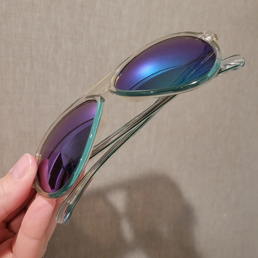 Cole Haan Sunglasses Unisex Aviator CH6003 315 Crystal Green Mirror‎ 58-12-140